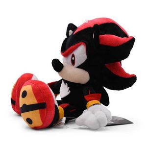 Плюшевые куклы 27 см мультфильм Sonic The Hedgehog Plush Doll Anime Peripherals Kid Plush Toys Dolls Toys Подарки на день рождения T240422