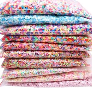 Seramik 500g 3d 5mm Çiçek Karavır Polimer Kil Dilimler Sprinkles Mix Renk Sıcak Kil DIY Tırnak Sanat Dekoru Yatık El Yapımı El Sanatları Malzemeleri