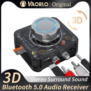 Адаптер Vaorlo C39 Bluetooth 5.0 Audio Receiver 3D стерео музыкальный беспроводной адаптер TF Card RCA 3,5 мм Aux Jack для автомобильного комплекта проводной динамик