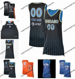 2024 Kadın Basketbol Chicagos Sky Jersey Michaela Onyenwere Taya Reimer Brianna Turner Brynna Maxwell Angel Reese Kamilla Cardoso Nikolina Milic Marin Gençlik