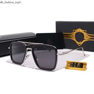 Óculos de sol Óculos de sol Novo voo Dita 006 Tony Stark Iron Style Style Classic Unissex Sunglasses Men Square Design Retro Men Mulheres Metal 8978