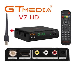 Alıcılar 20pcs GTMedia V7 HD S2X Freesat V7S WiFi DVBS2 HD YOUTUBE POWERVU CCAAM Newcamd Gtmedia V7S Freesat V7S Uydu Alıcı