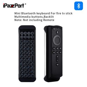 Klavyeler Ipazzport Mini Bluetooth Kablosuz Klavye Uzaktan Aydınlatıcı Fire TV Stick 4K Max Lite, Fire Cube, Akıllı TV