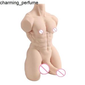 5 kg da 9 kg di torso adulto maschio simulato simulato bambola di sesso sesso sesso realistico dildo del dildo morbido peni silicone dispositivo di masturbazione femmina