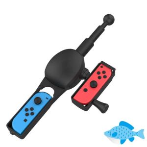 Acessórios Somatossensory Grip para Nintendo Switch Fishing Rod Switch Fishing Game Kit para Switch Game Console Controller Accessories
