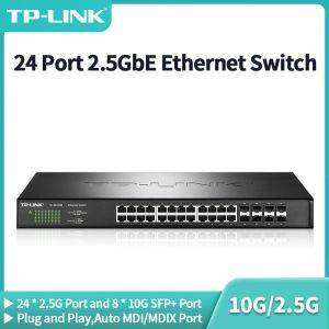 Anahtarlar TpLink 24 bağlantı noktası 2.5GBe Ethernet Anahtarı 2500Mbps Ağ Anahtarlayıcı 10g SFP+ Uplink Networking Hub İnternet Ayırt Cihaz TLSH1832
