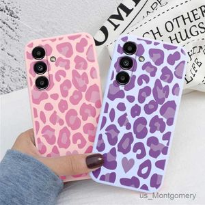 Случаи по сотовым телефонам для галактики S23 Fe Chace Case Fashion Fashion Leopard Print Pattern мягкие силиконовые фонды для S3 FE защищенную сумку с покрытием