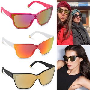 Высококачественные теневые квадратные солнцезащитные очки для женских модных цветочных цветов, изменяя устойчивые линзы UV400 Роскошные солнцезащитные очки Monogram