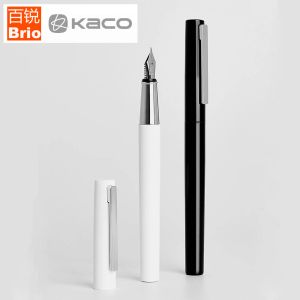 Ручки Оригинальная ручка фонтана с чернилами для xiaomi Office Home Учебная сумка коробка корпуса 0,3 мм металлическая ручка для подписания пера.