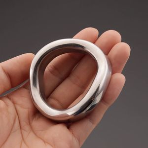 4 Boyut Ağır Dereceli Paslanmaz Çelik Top Scrotum Sedye Metal Penis Cock Ring Arc Gecikme Boşaltma Erkek Seks Oyuncak 18 240409