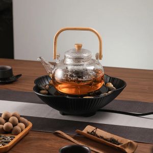 Производители 1000 Вт Электрическая керамическая плита для изготовления чая вокруг печи 3 шестерня паровой производитель чайер нагреватель