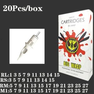 Машины оригинал Bigwasp Pro Tattoo Bude для татуировки RL RS RM M1 #100.3mm #120.35mm 1001rl 1003rs 20pcs/Box Бесплатная доставка