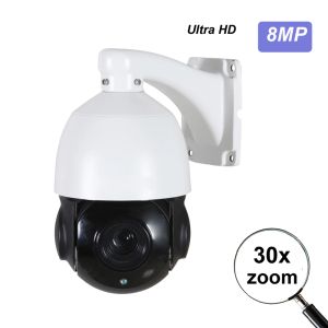 Lens hikvisioncompatible 4k 8mp 5MP 4MP 2MP POE ip ptz kamera dış mekan 30x zoom hız kubbe poe gözetim kamerası 80m ir onvif ip66