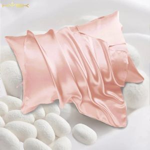 Органическая 100 шелковая подушка полотенце Натуральное сатиновое волосы красавица мод комфортно 16 -миллиметровое полотенце для подушки для дома Diy оптом 240410