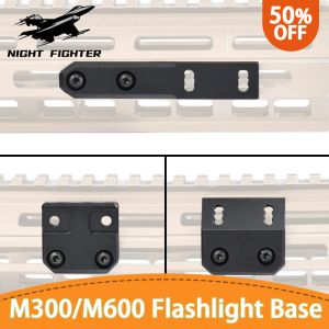 SCOPES M600 M300 Ofset Airsoft ARIS Serisi Taktik Montaj Ofset Flashlight Silah İzci Işık Baskı Uygun Kemod Mlok Demiryolu Av Tüfeği
