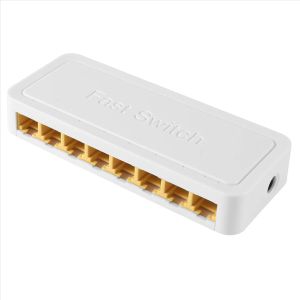 Anahtarlar 8 bağlantı noktası RJ45 Gigabit Ethernet Anahtarı 1000 Mbps Mini Ağ Anahtarları VLAN Ethernet Splitter Lan Hub Anahtar Eu Fiş