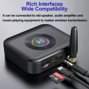 Адаптер Bluetooth Audio Receiver Stereo красочный беспроводной адаптер 3,5 мм Aux Jack Handsfree Adapter Adapter