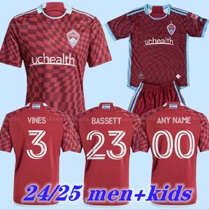 MLS Rapids 2024 2025 Colorado Soccer Trikots Home Away Unites 24 25 Fußballhemden Kurzarm Diego Preis Acosta Cabral Lewis Navarro Mihailovic Fernandez