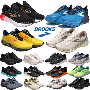 Бесплатная доставка Brooks Glycerin GTS 20 Ghost 15 16 кроссовки для мужчин Женщины дизайнерские кроссовки Hyperion Tempo Thepo Triple Black Blue Blue Outdoor Sports Trainers 36-45
