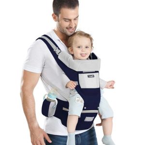 Çantalar Yeni doğan bebek taşıyıcı, ergonomik bebek backpack hipeat sling kanguru sargısı bebek için 336 aylık seyahat, polyester malzeme