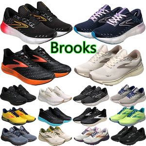 Brooks Glycerin GTS 20 Ghost 15 кроссовки для мужчин Женщины дизайнерские кроссовки Hyperion Tempo Thepo Triple Black White Pin