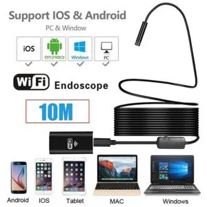 Finder HD подводной камеры 5 мегапикселя визуального рыболовного устройства Wi -Fi Подключение к мобильному телефону планшет 8 -й подсветка Fishing Finder