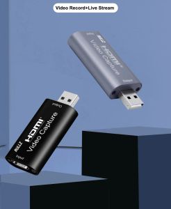 Lens 4K HDMI до USB 2.0 Audio Video Recording Box 1080p Карта захвата видео для PS4 Switch
