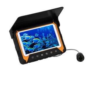 5in LCD Monitörlü Sualtı Balıkçı Kamerası 120 ° 500.000 Piksel 8 PCS IR NEHİR/BUZ BALIK