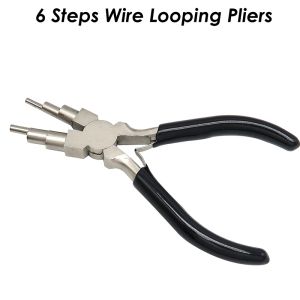 Оборудование 6 Step Wire Loping Plyers, Plyers, Plyers, инструмент для изготовления ювелирных изделий, материал для бисера, инструмент изгиба провода