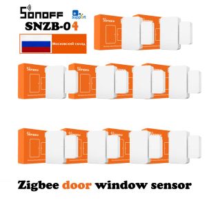 Kontrol Sonoff Zigbee Kapısı/Pencere Sensörü SNZB04 Akıllı Kapı İletişim Manyetik Sensör Desteği Alexa Google Home IFTTT ZBBRIDGE EWELINK Uygulaması