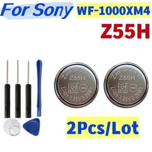 Аккумуляторы 2PCS/Лоты new Z55H Zenipower Замена CP1254 1254 для Sony WF1000xm4 XM4 Bluetooth Bearset Батарея 3,85 В 75mah Z55H