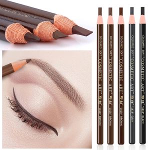 Máquina 5pcs Profissional Microblading Lápis Permanente Encontro Permanente Tattoo Tattoo de Arte Impermeável Torno Eye Brow Pen Ensmetic Cosmético