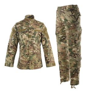 Обувь военная форма камуфляжа тактического костюма мужчина армия армейская боевая рубашка покрытие брюки Caza набор многокамерных черных охотничьих одежды