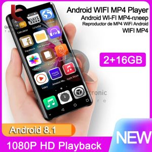 Player Wi -Fi Mp3 4 -дюймовый музыкальный проигрыватель Bluetooth Hifi MP4 Player с динамиком IPS Touch Ecremble, совместимый с Music Player Android 8.1