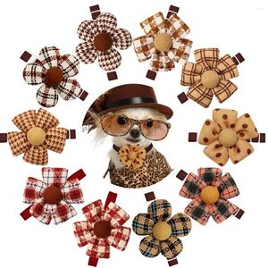 Осенняя одежда для собак осенние галстуки для маленьких собак Классика Классика Регулируемая кошачья воротнич