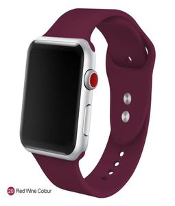 Yeni Hemşire Silikon Kayışları Apple Watch Band 38mm 42mm 44mm 40mm Silikon Iwatch Serisi 3 4 5 6 SE 2 7 AC6322516