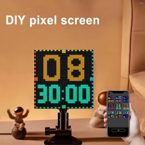 Gece Işıkları Ekran LED Pixel Ekran Uygulama Kontrol Araba İşareti 32x32 Özel Metin Deseni Animasyonu Programlanabilir