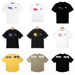 Tasarımcı Erkek Tişörtler% 100 Pamuk Kısa Kollu T-Shirt Harfler Baskı Büyük boy Tişört Tee Tee Moda Gündelik Yaz Erkekler Üstleri Erkek Erkek Men için Gömlek- US/UK/AB BOYUTU S-XL