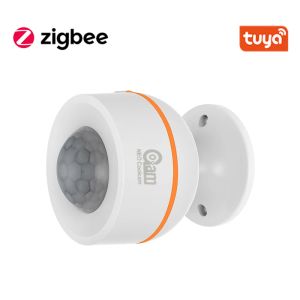 Управление Tuya Zigbee Smart PIR Датчик движения с температурой и датчиком влажности питание с питанием батареи или питания USB работает с Hub Tuya Hub