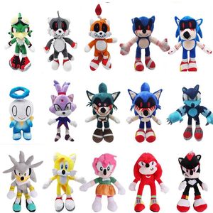 Freddy s oyuncak sonic the Hedgehog oyuncak 30cm dikenli peluş öfkeli Sony Tarsnak Hedgehog Minion Peluş Yumuşak Oyuncak Vocaloid Özel Peluş Kerst Peluş Oyuncak Çocuk İçin