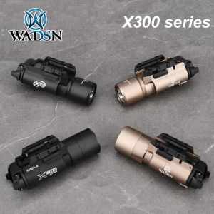 Işıklar Wadsn X300U SureFir X300 Ultra Taktik Asma Tabanca İzci Işık Airsoft Silah Tabancası El Feneri sabit çift fonksiyon anahtarı