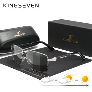 Солнцезащитные очки Kingseven Design Sunglasses для мужчин/женщин Новые поляризованные UV400 покрытие оптической линзы Авто -сброс.