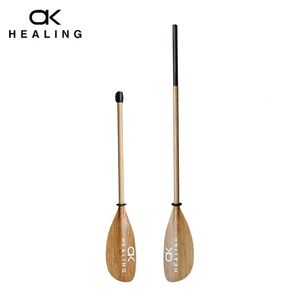 2 части каякинги на весло бамбук каноэ каяк для серфинга углеродного волокна двойная головка лопается каяки аксессуары 240418