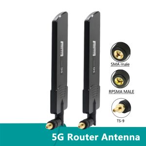 Маршрутизаторы широкополосная связь 5G 4G 3G GSM 600 ~ 6000 МГц высокий прирост 22dbi Аэрофотосъемный внутренний крытый важный варитный роутер антенна для самки SMA SMA
