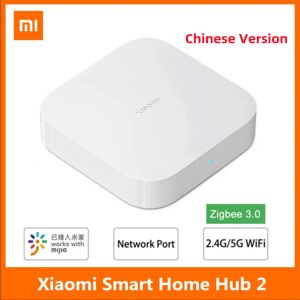 Управление китайской версией Xiaomi Mi Smart Home Hub 2 Zigbee 3.0 Интеллектуальная мульти режима Wi -Fi 5GHZ 2,4 ГГц Bluetooth Mesh Mijia mihome