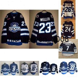 Kob Weng Johnsice Caps 24 Скотт Космачук 16 Эндрю Лэдд 10 Гордон 33 Byfuglien 23 Weller 26 Maxime Macenauer 9 Kane 7 Fredheim Hockey Jersey