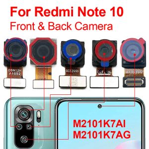 Camis Orijinal Redmi Note 10 4G Xiaomi için Ön Arka Arka Kamera Redmi Not 10 M2101K7A ARKA KAMERA MODÜL ESLECE YEDEK PARÇALARI