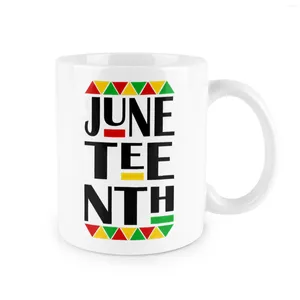 Кружки июньская Tee nth 11 унций Travel Mug для любителей кофе Женщины мужчина подарки для списки персонализированной портативной керамической чашки