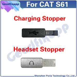 Frames für CAT S61 Kopfhörer Stopper Ladeanschluss Schutzabdeckung Ladeanschluss Staubstecker Headset Stopper