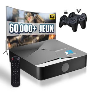 Konsollar Süper Konsol X2 PS1/DC/SS/PSP fiş Play Oyun Kutusu Builin 60.000 Klasik Oyun Destek TV Sistemi için